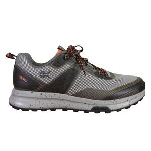 Kuru Atom Trail Hiking Shoes Mens 10 Grey Black Orange Trail Sneakers Low Top